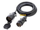 Захранващ Кабел за ремарке с букса и гнездо 7 пина Carmotion - Avtozona