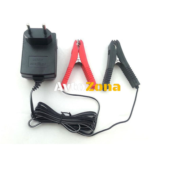 Зарядно за акумулатор 12V 500mA универсално Европейска версия - Avtozona