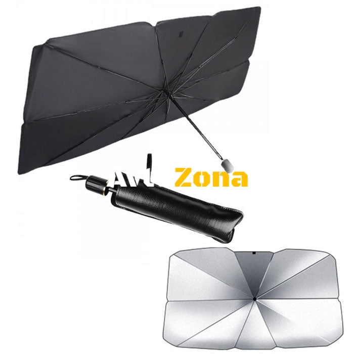 Чадър за предно стъкло - сенник (малък) - 125см х 65см - Avtozona