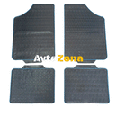 Универсални гумени стелки - черни със син кант - Avtozona