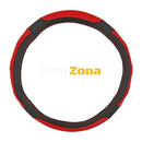 Калъф за волан - Черно с червено 38 см - Avtozona