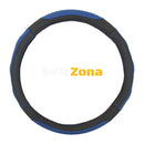 Калъф за волан - Черно и синьо 38 см - Avtozona