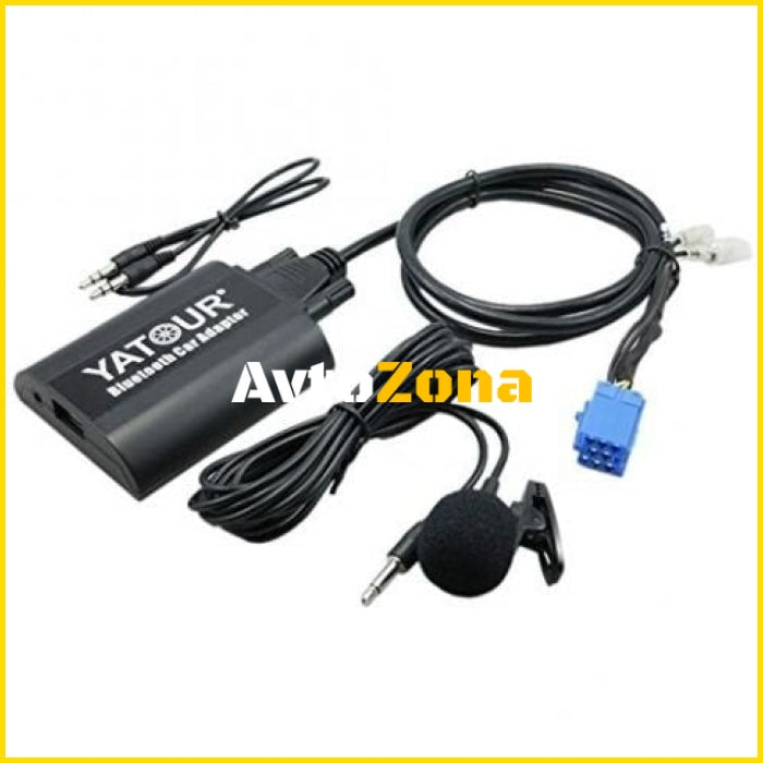 Bluetooth / Aux interface за CITROEN C2,C3,C4,C5,C6,C8 BERLINGO JUMPY SYNERGIE - с 12 пинов порт - Avtozona